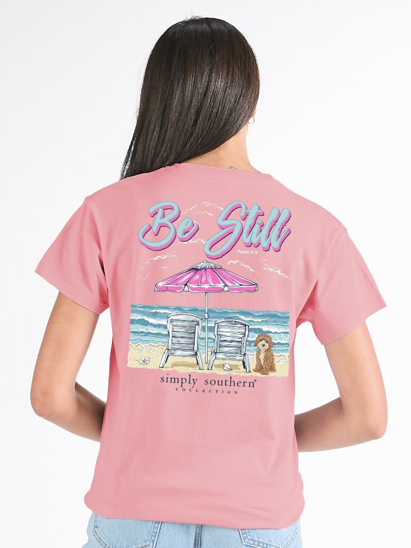Simply Southern Be Still Beach Tearose T-Shirt
