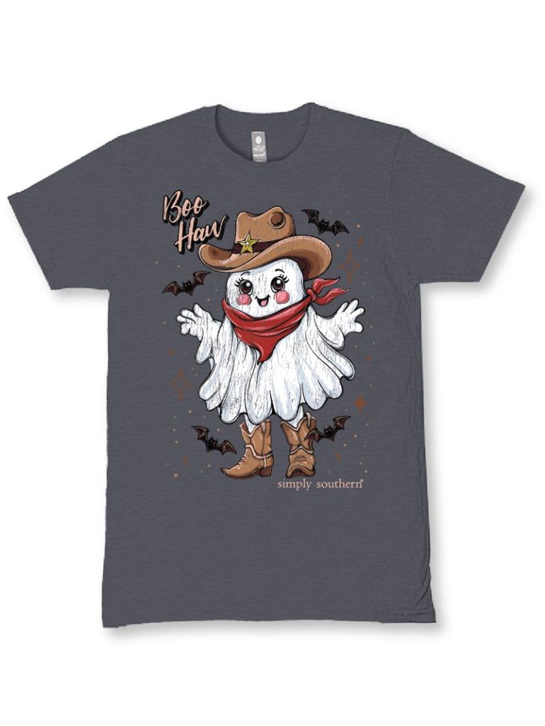Simply Southern Boo Haw Western Ghost Fall T-Shirt