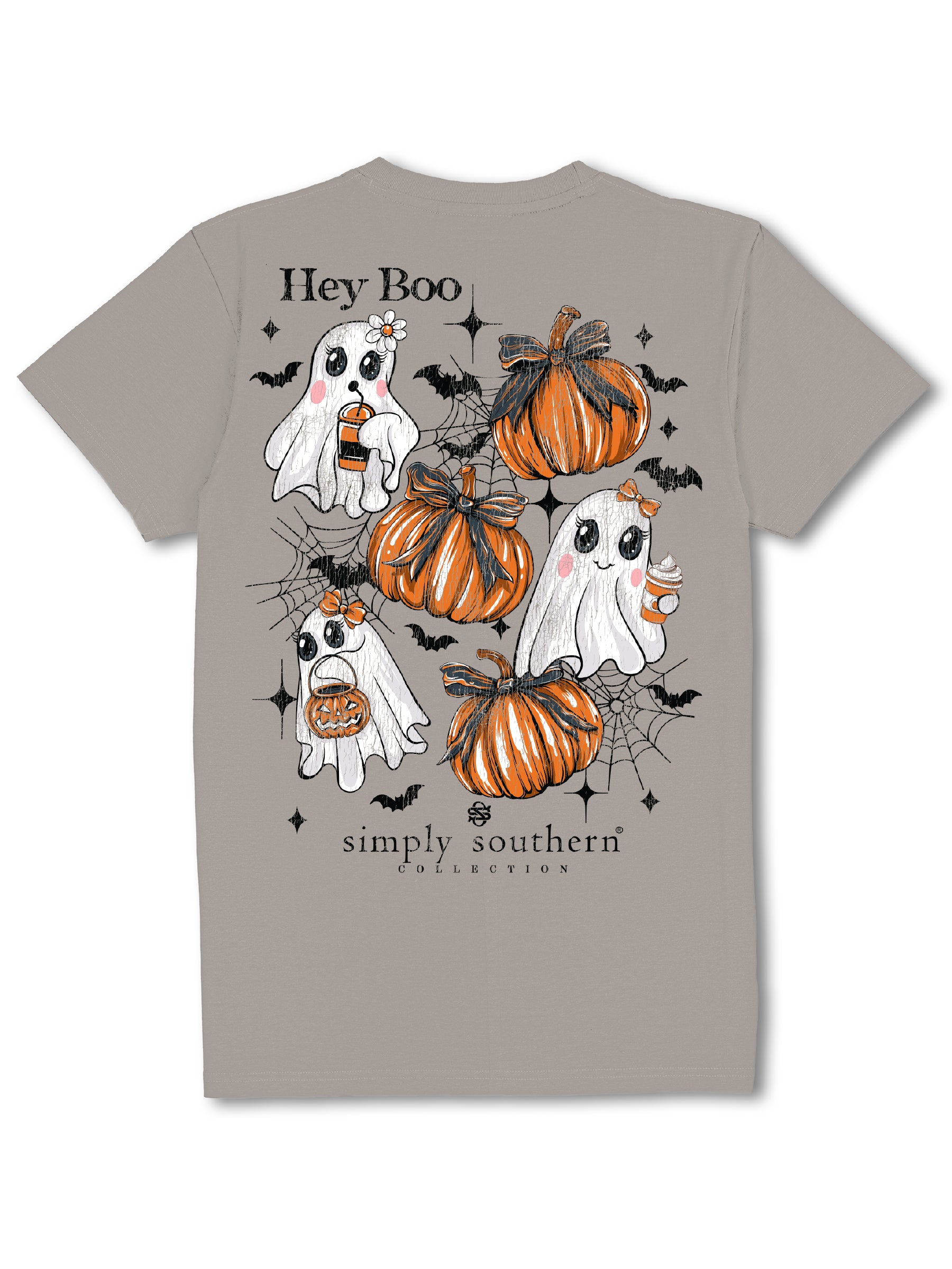 Simply Southern Hey Boo Fall Washed Shadow T-Shirt