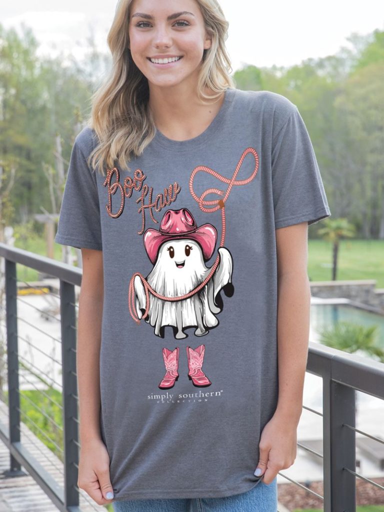 Simply Southern Boo Haw Ghost Fall T-Shirt