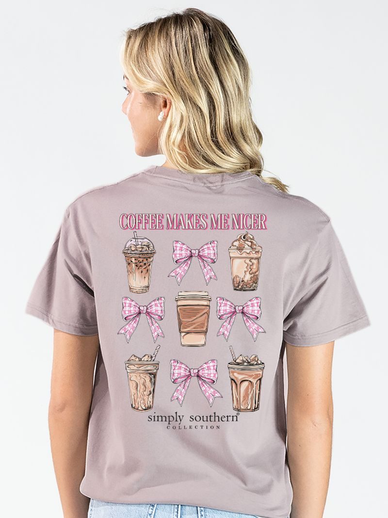 Simply Southern Coffee Nicer Driftwood T-Shirt
