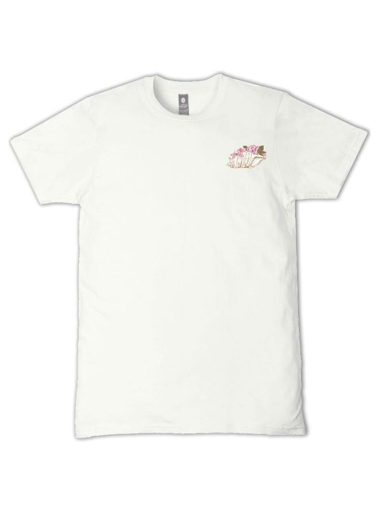 Simply Southern Conch Flowers Oyster T-Shirt