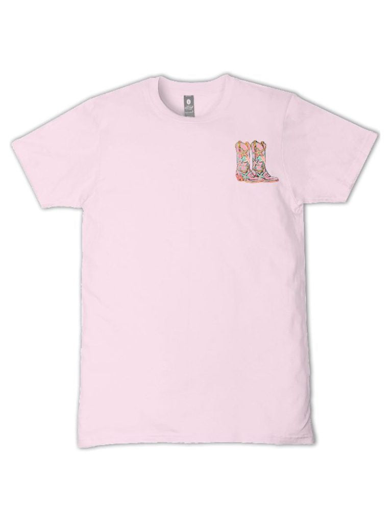 Simply Southern Cowgirl Summer Peony T-Shirt