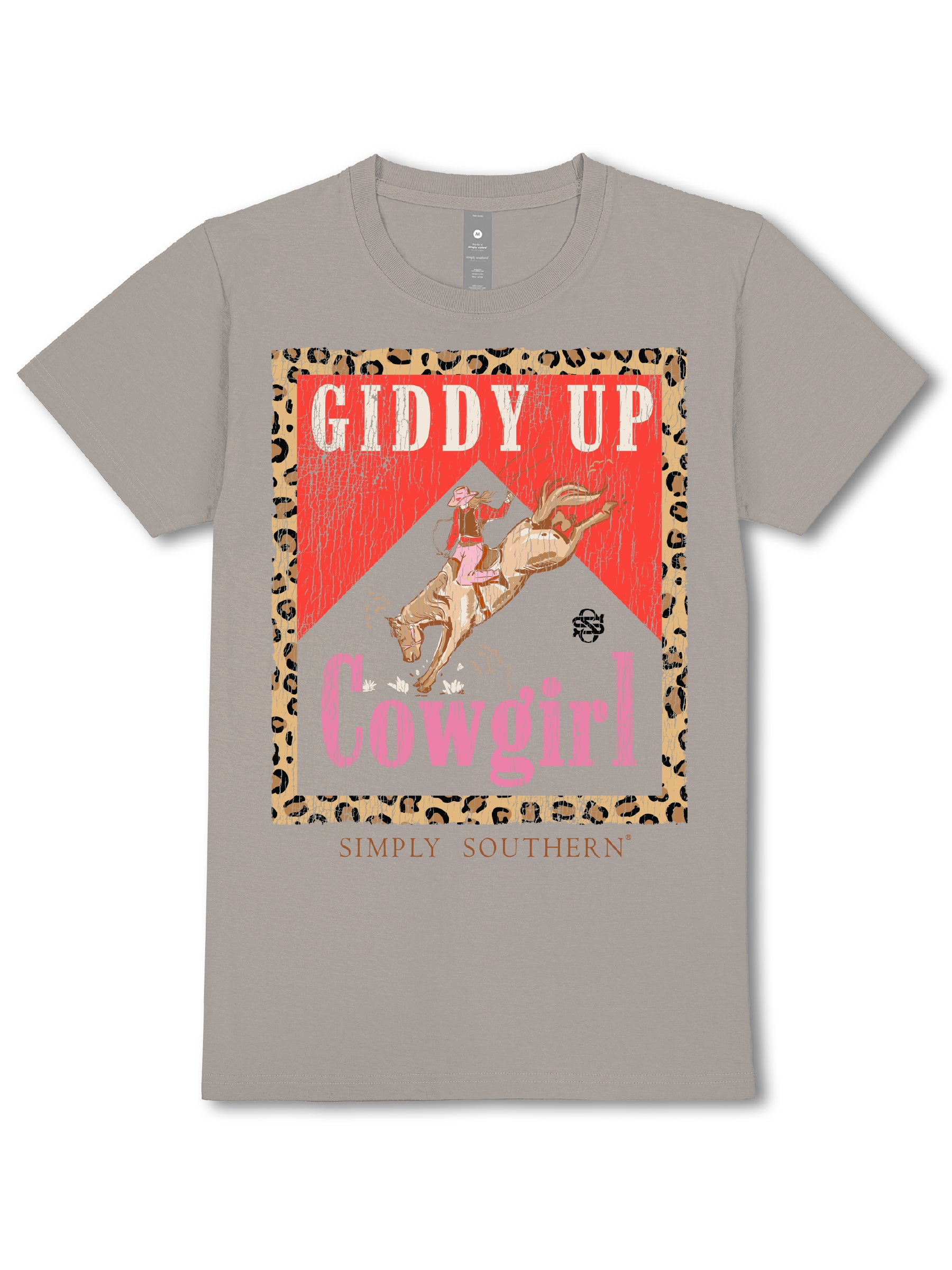 Simply Southern Cowgirl Washed Shadow T-Shirt