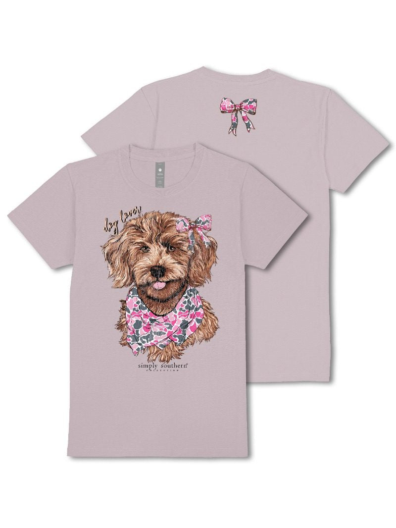 Simply Southern Dog Camo Bow T-Shirt