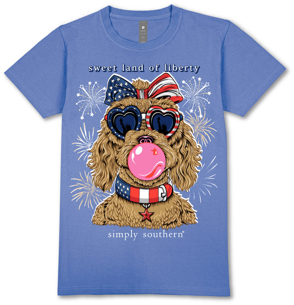 Simply Southern Liberty Dog USA T-Shirt