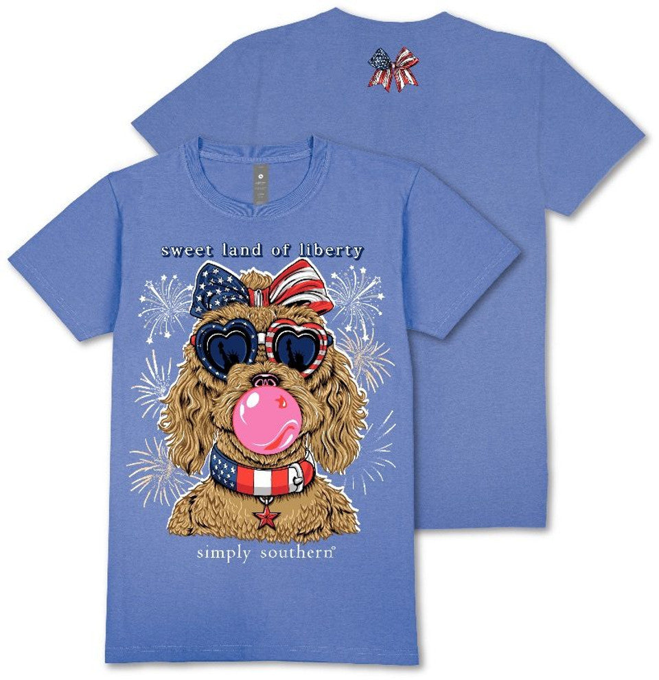 Simply Southern Liberty Dog USA T-Shirt