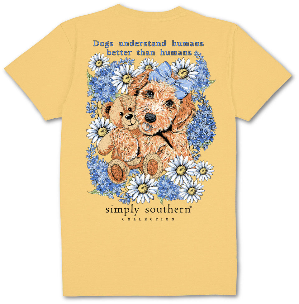 Simply Southern Dog Teddy Yellow Whiz T-Shirt