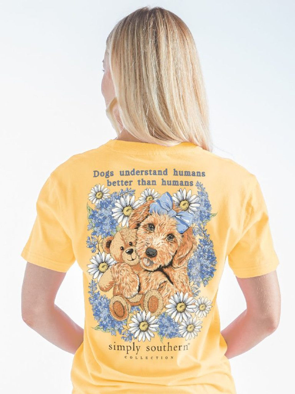 Simply Southern Dog Teddy Yellow Whiz T-Shirt