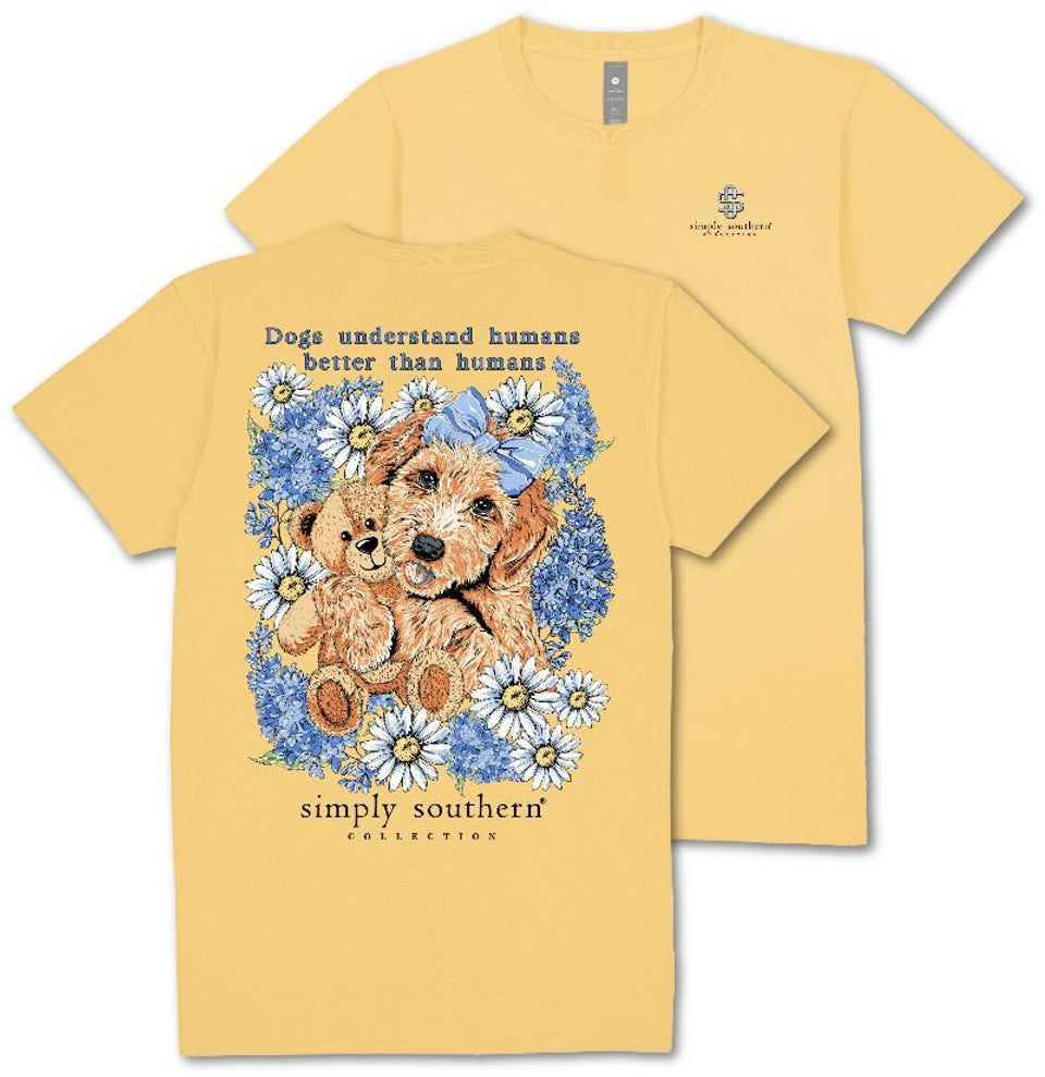 Simply Southern Dog Teddy Yellow Whiz T-Shirt