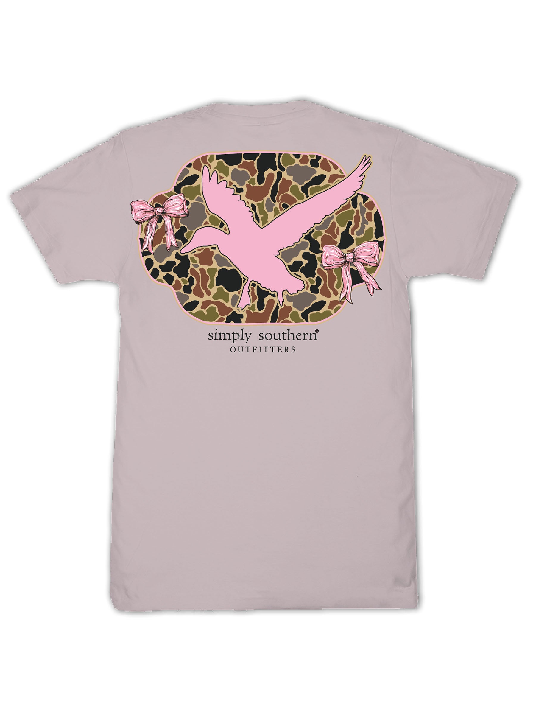 Simply Southern Camo Duck Bows T-Shirt - SimplyCuteTees