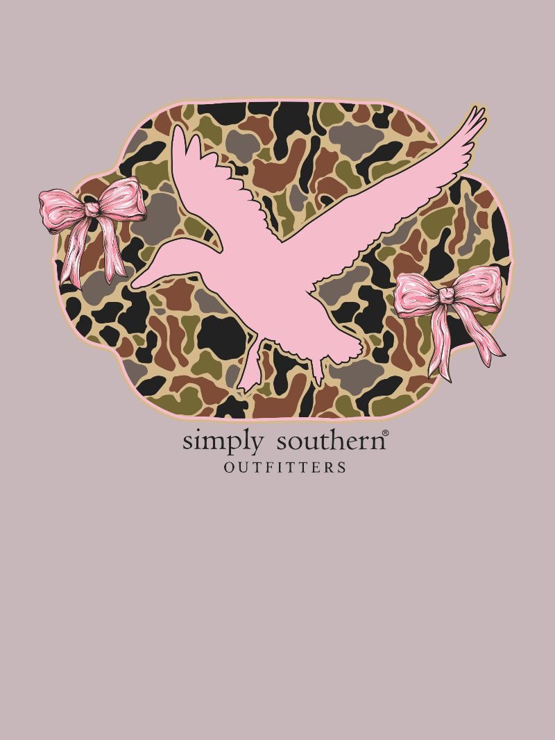 Simply Southern Camo Duck Bows T-Shirt - SimplyCuteTees