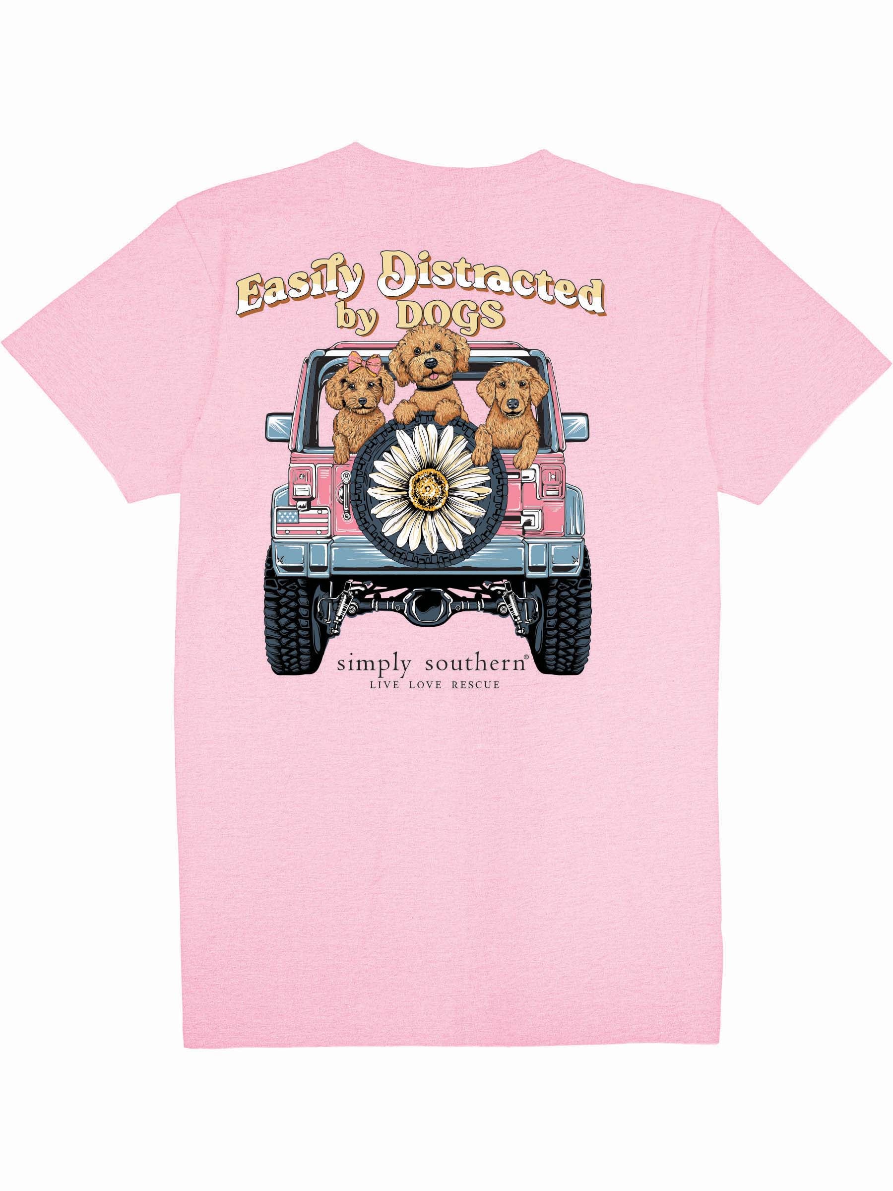 Simply Southern Distracted By Dogs T-Shirt