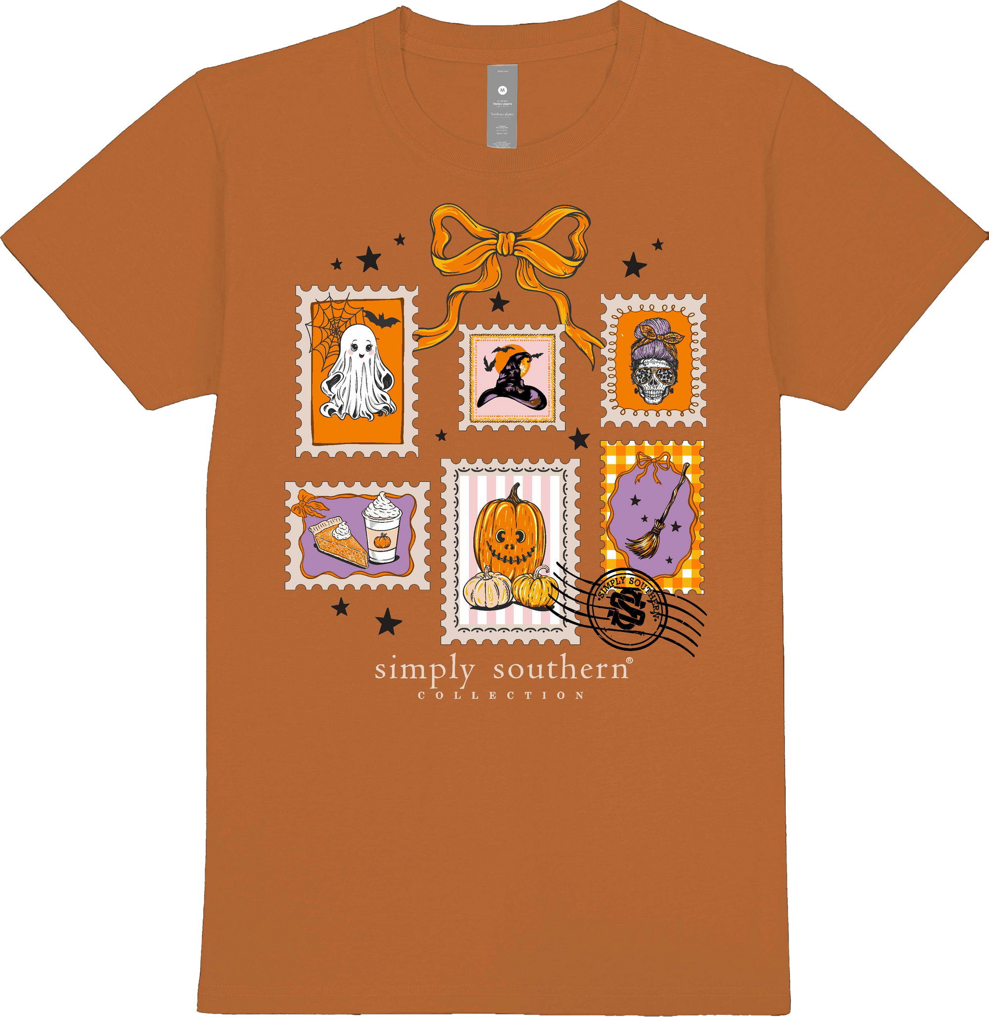 Simply Southern Spooky Stamps Fall T-Shirt