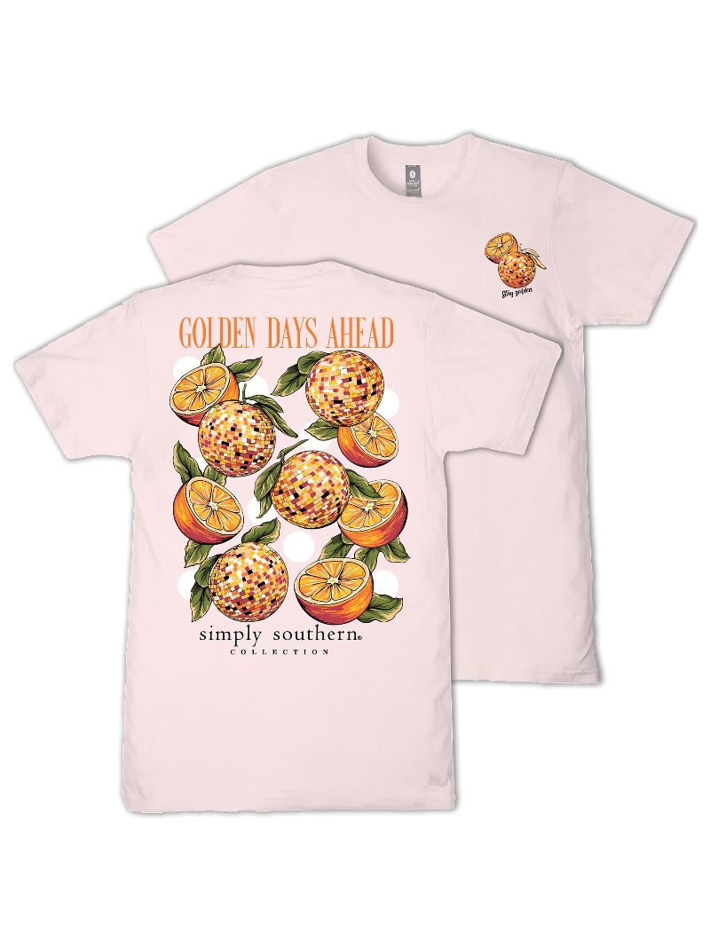 Simply Southern Golden Days Rosy T-Shirt - SimplyCuteTees