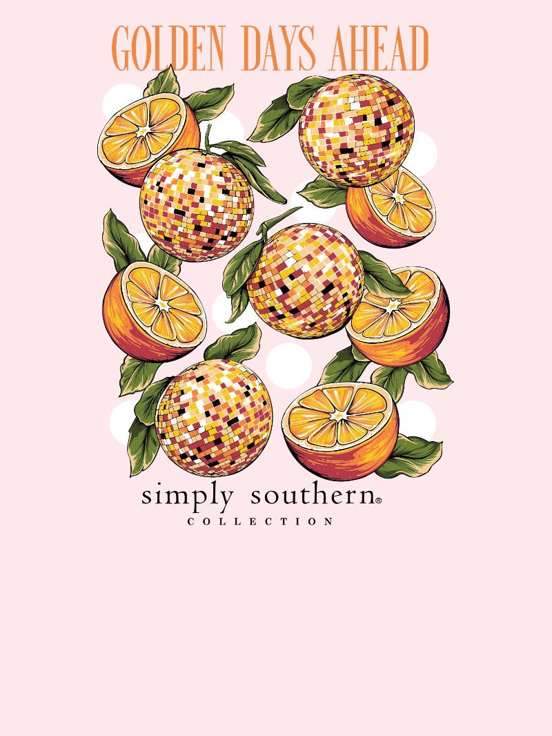 Simply Southern Golden Days Rosy T-Shirt - SimplyCuteTees