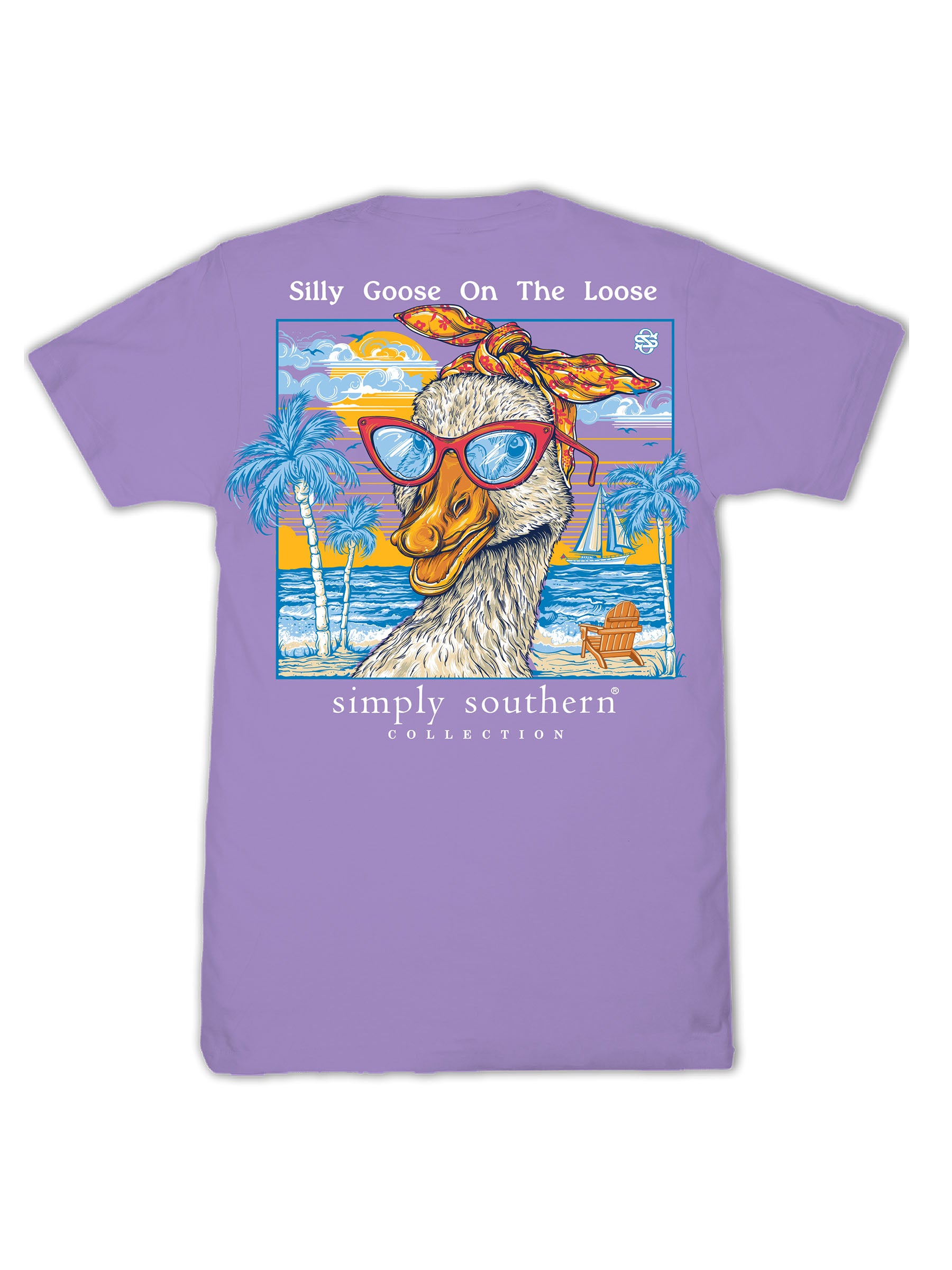 Simply Southern Silly Goose Grape T-Shirt