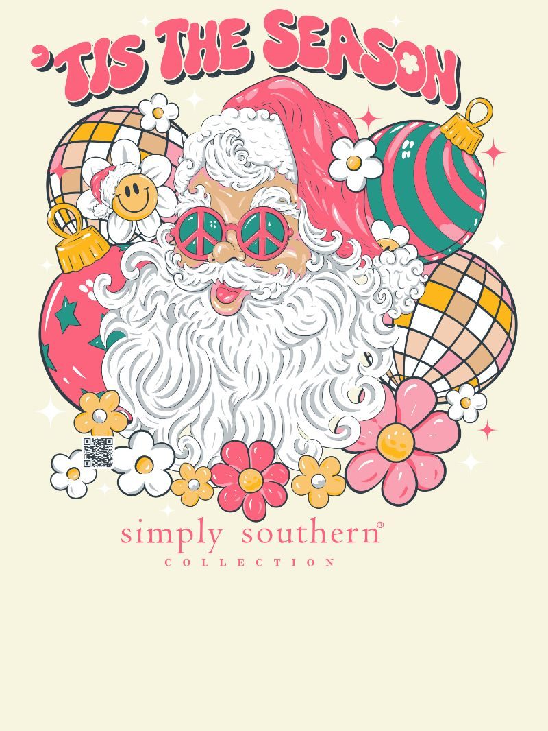 Simply Southern Groovy Santa Holiday T-Shirt