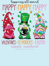 Simply Southern Happy Everything XoXo Irish Easter T-Shirt