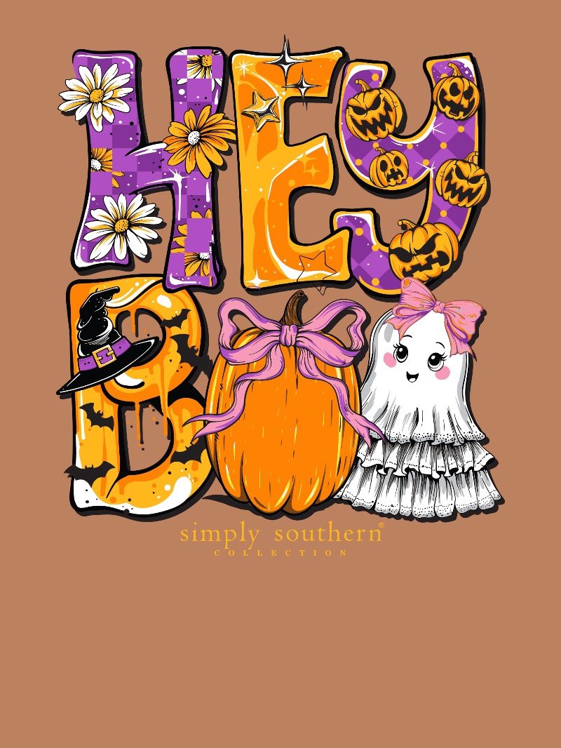 Simply Southern Hey Boo Ghost Fall T-Shirt