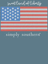 Simply Southern USA Knit Flag T-Shirt