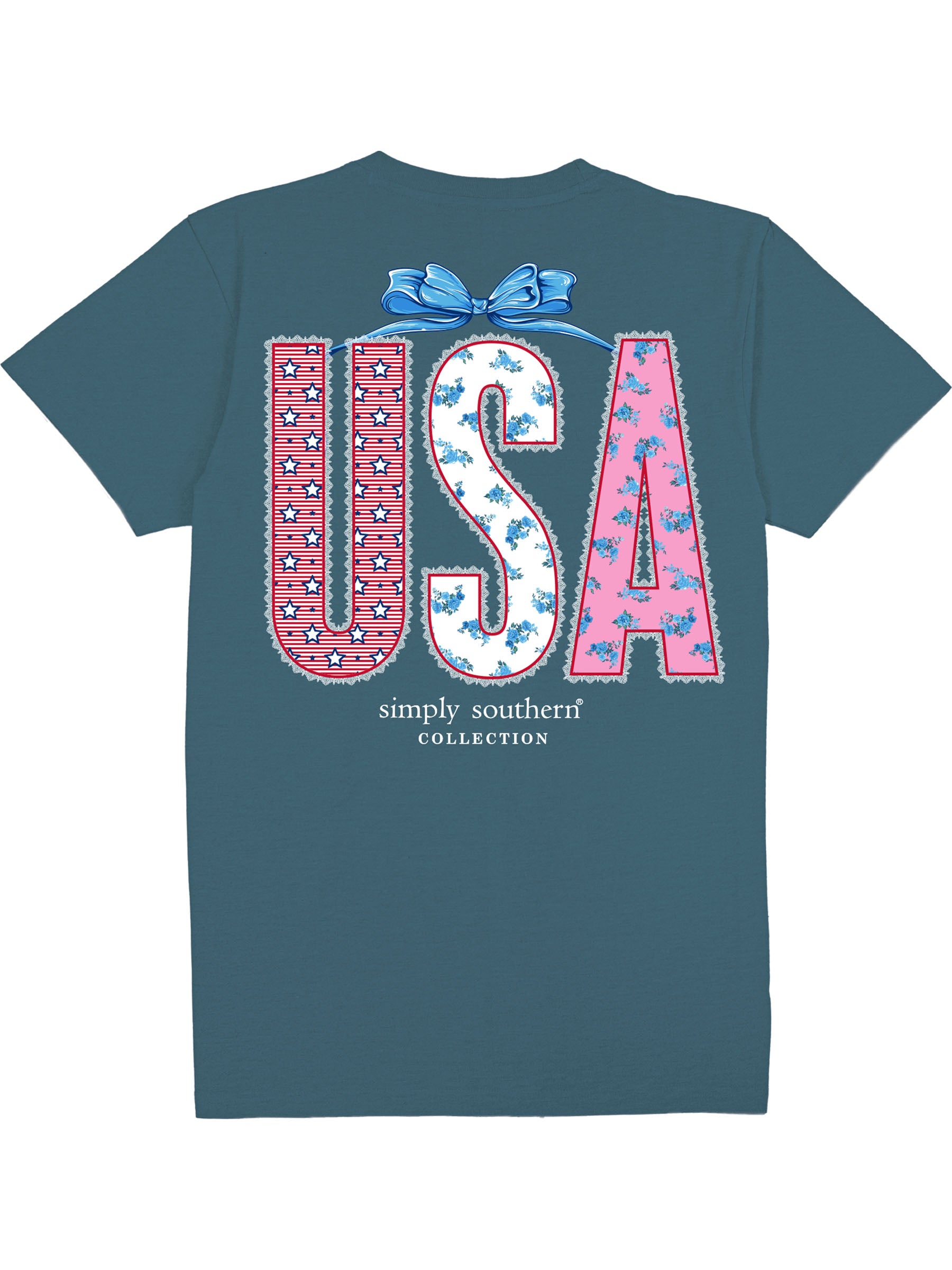 Simply Southern Lace USA Comet T-Shirt