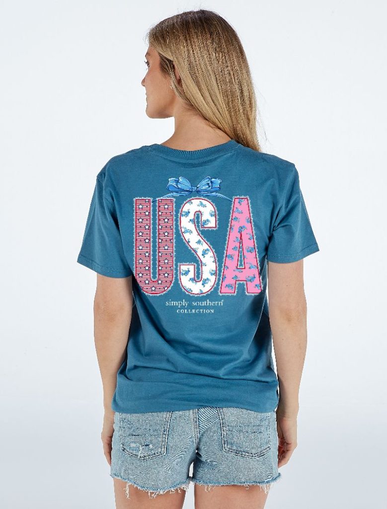 Simply Southern Lace USA Comet T-Shirt