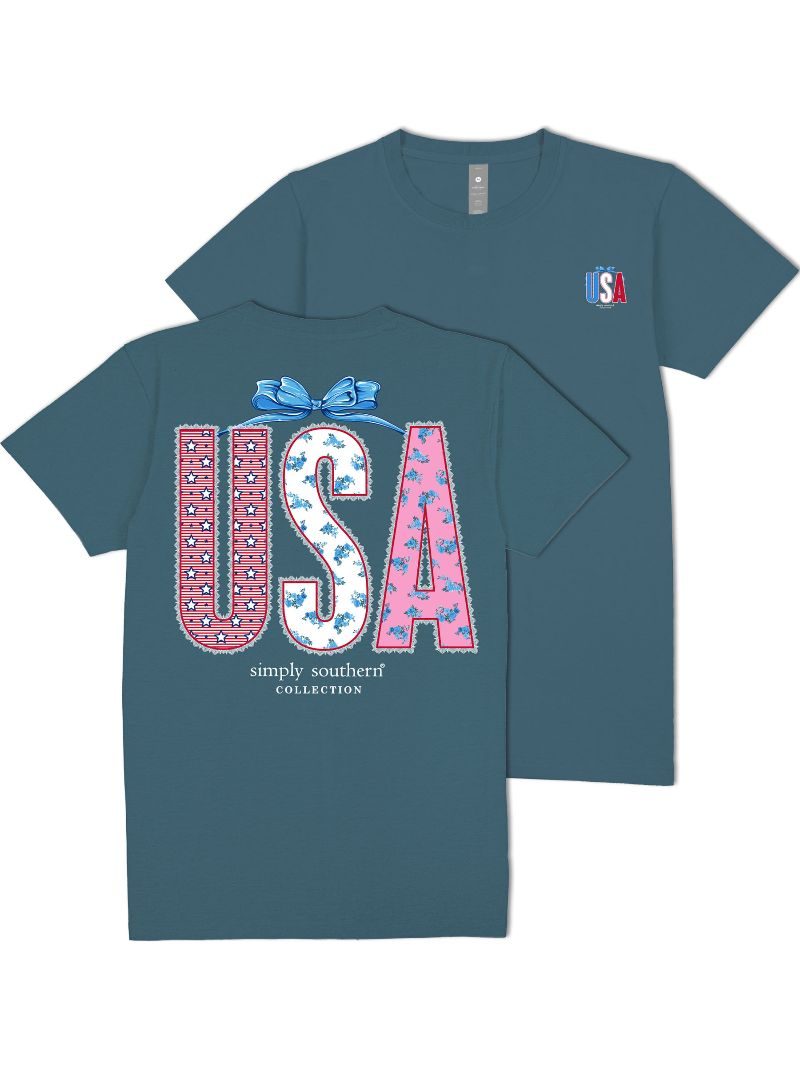 Simply Southern Lace USA Comet T-Shirt