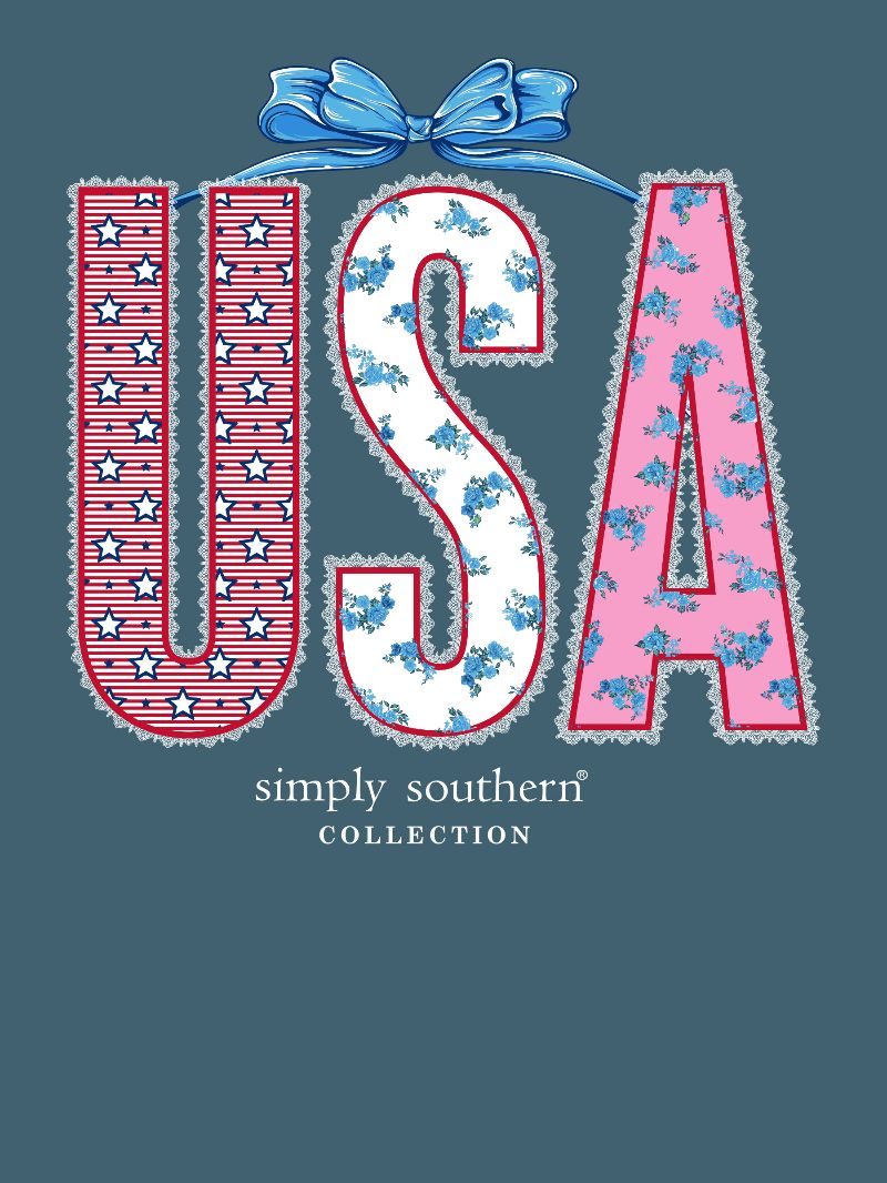 Simply Southern Lace USA Comet T-Shirt