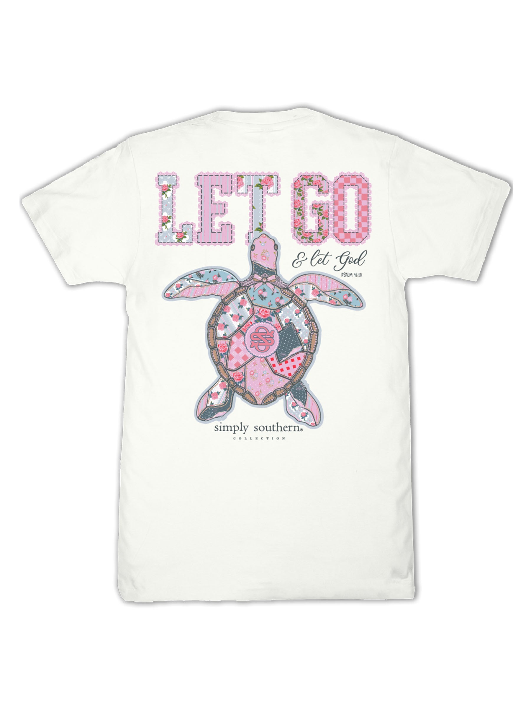 Simply Southern Let God Turtle Oyster T-Shirt