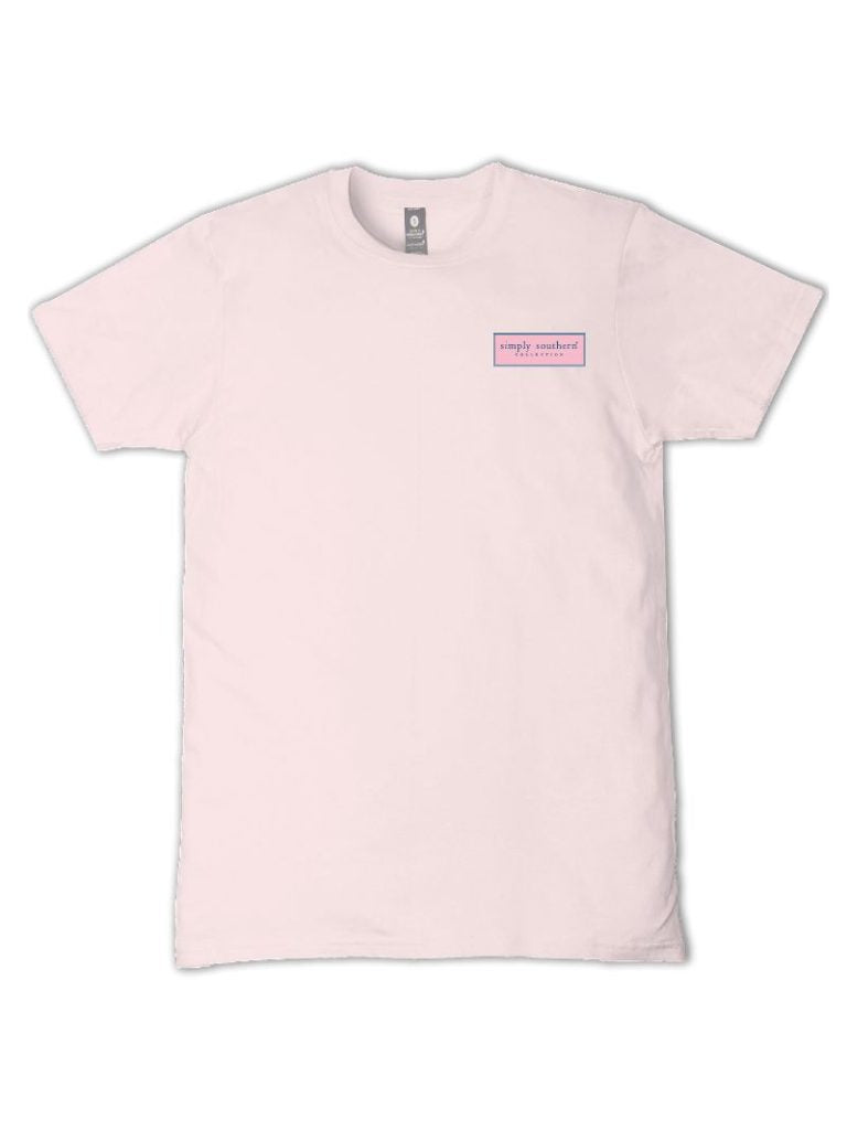 Simply Southern Lobster Bow Rosy T-Shirt