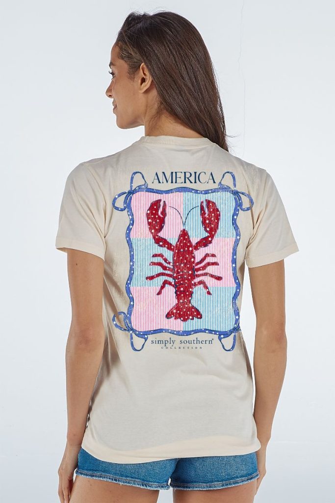 Simply Southern USA Lobster Wisp T-Shirt