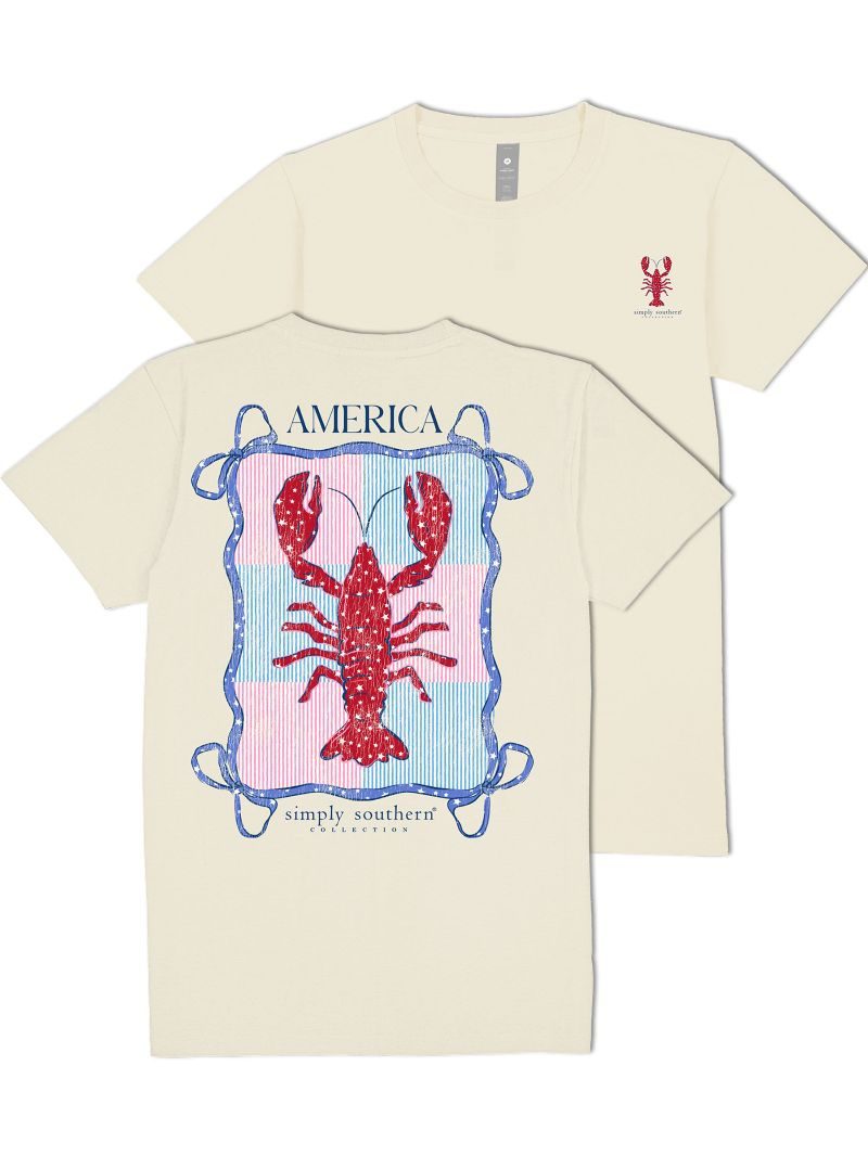 Simply Southern USA Lobster Wisp T-Shirt