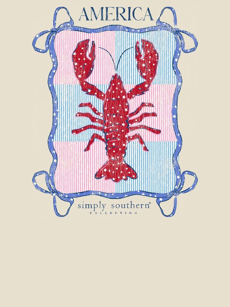 Simply Southern USA Lobster Wisp T-Shirt