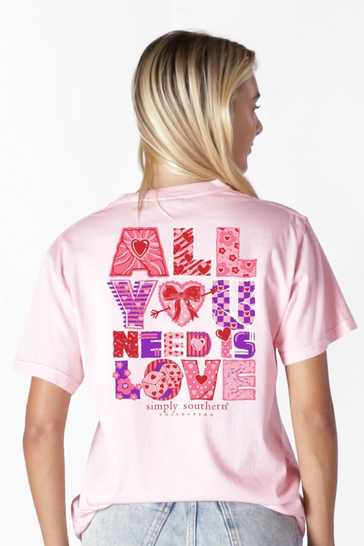 Simply Southern Xoxo Love Rosy T-Shirt