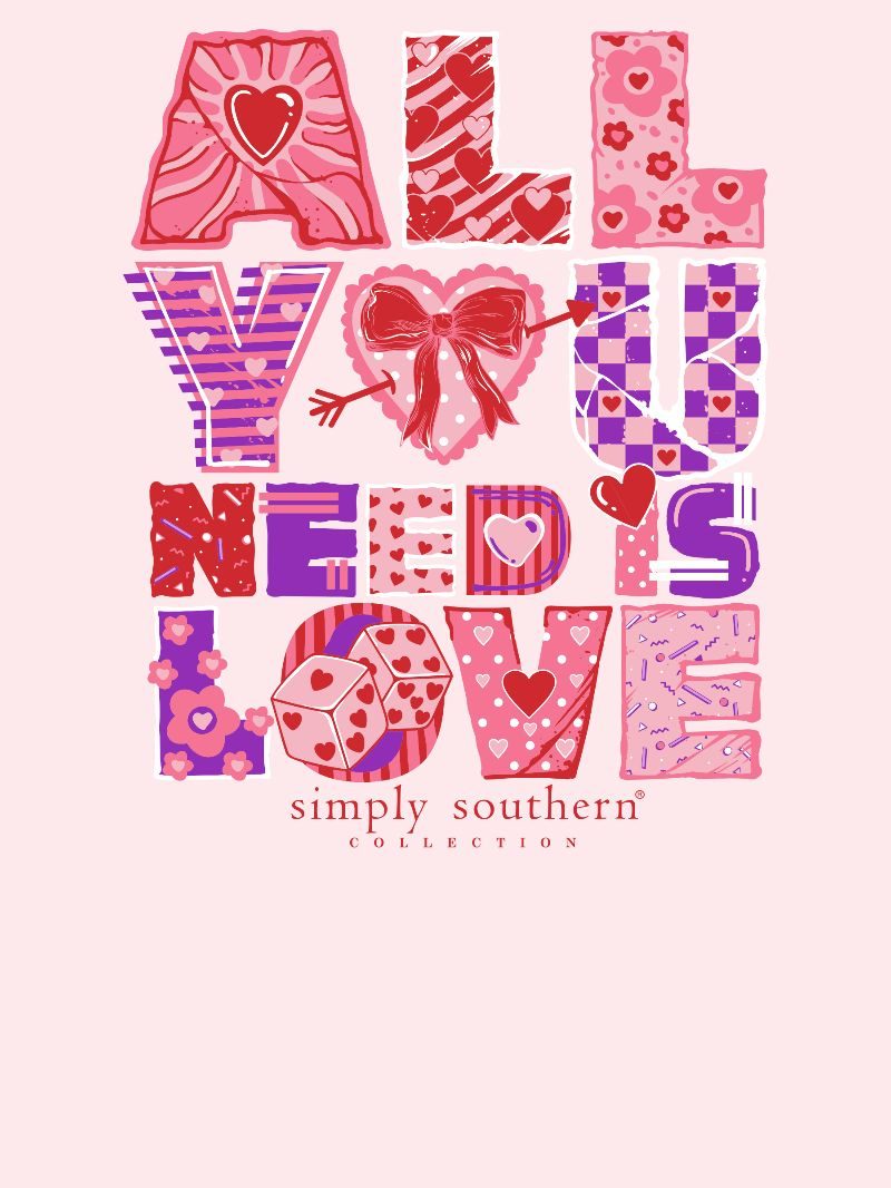 Simply Southern Xoxo Love Rosy T-Shirt
