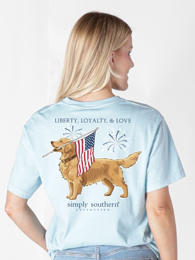 Simply Southern USA Loyalty Dog Ice T-Shirt