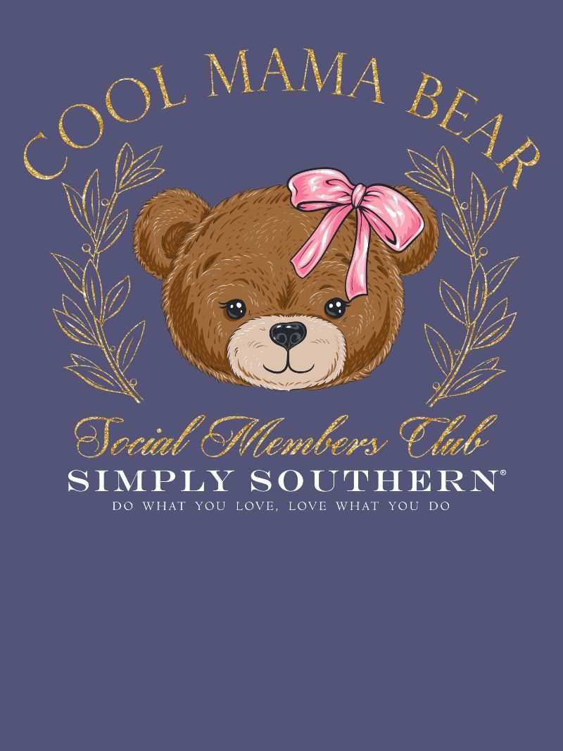 Simply Southern Cool Mama Bear Social Club T-Shirt