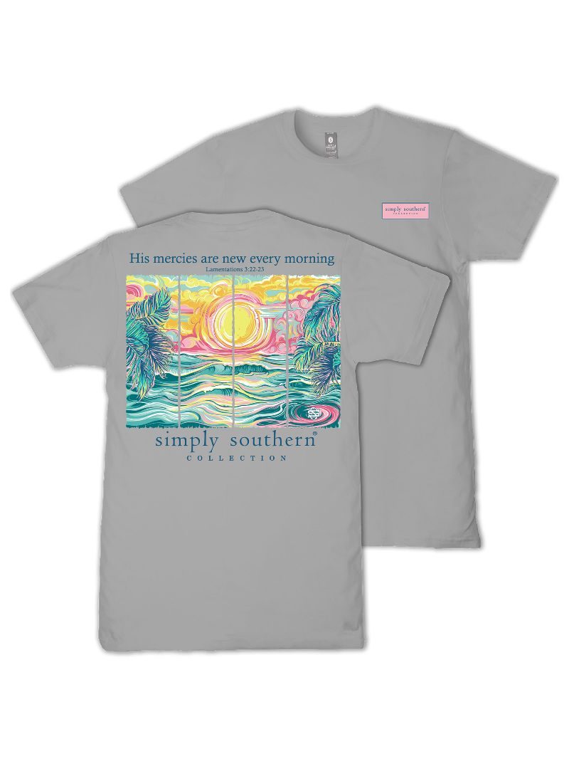 Simply Southern Morning Ocean Lunar T-Shirt - SimplyCuteTees