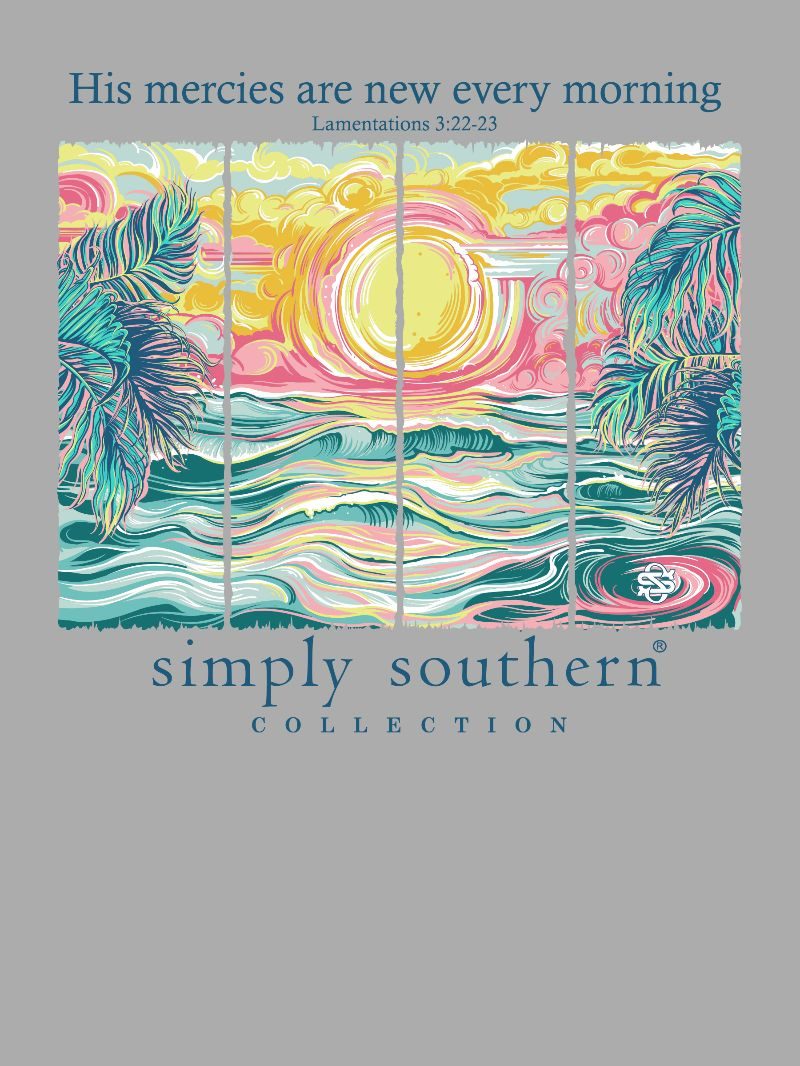 Simply Southern Morning Ocean Lunar T-Shirt - SimplyCuteTees