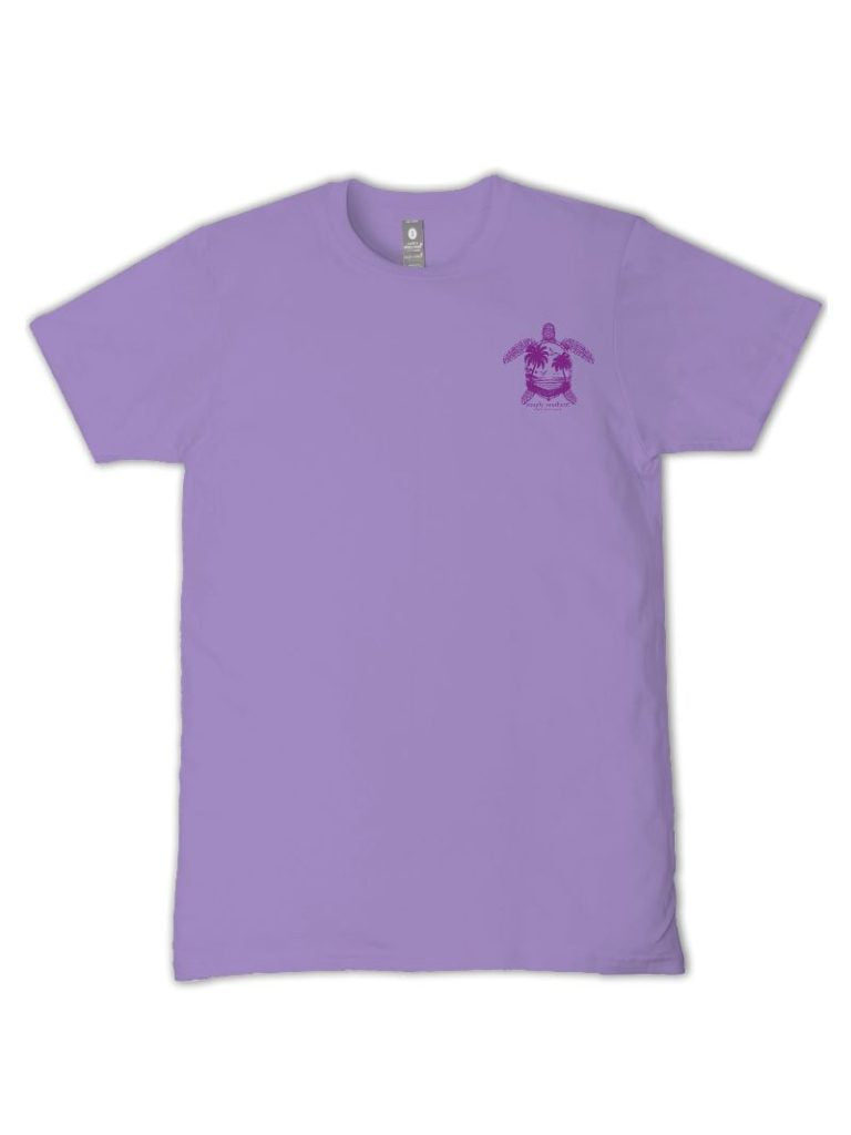 Simply Southern Beach Night Turtle Grape T-Shirt - SimplyCuteTees
