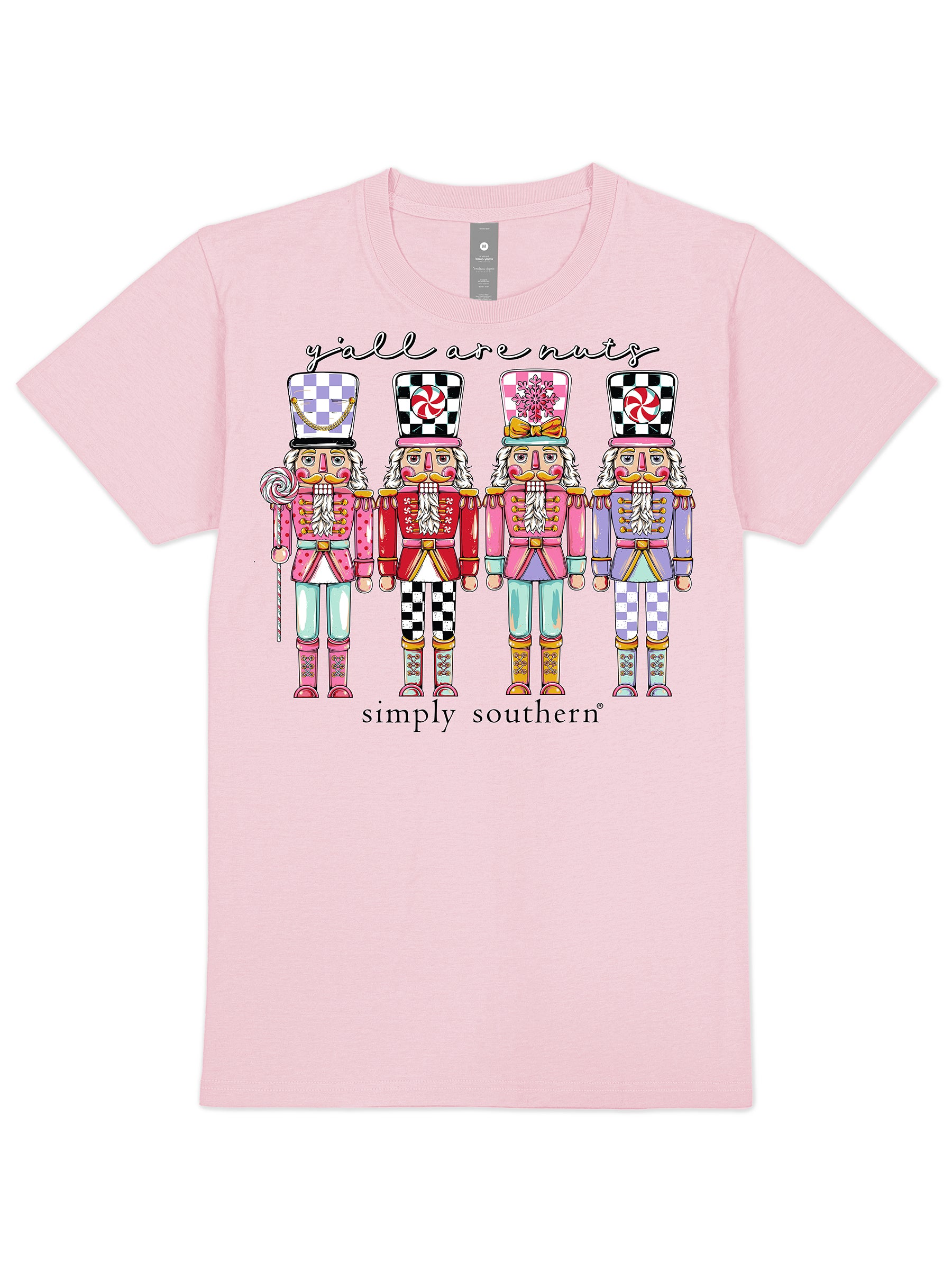 Simply Southern Y'all Are Nuts Holiday Peony T-Shirt