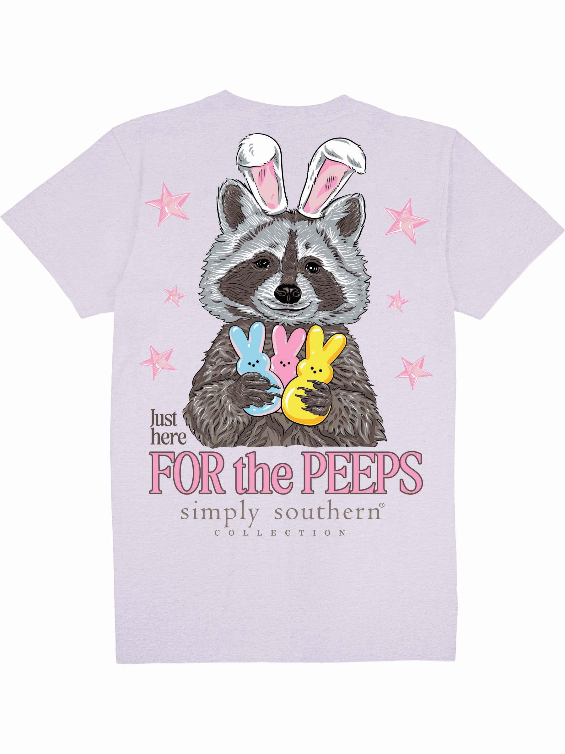 Simply Southern Here For Peeps Easter T-Shirt