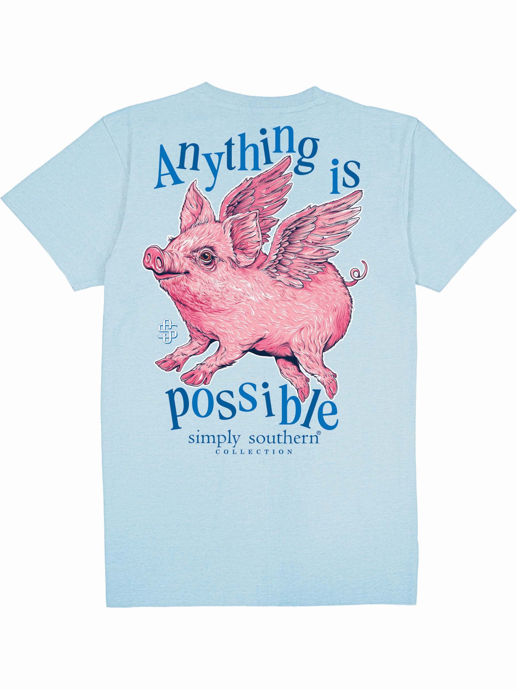 Simply Southern Pig With Wings T-Shirt