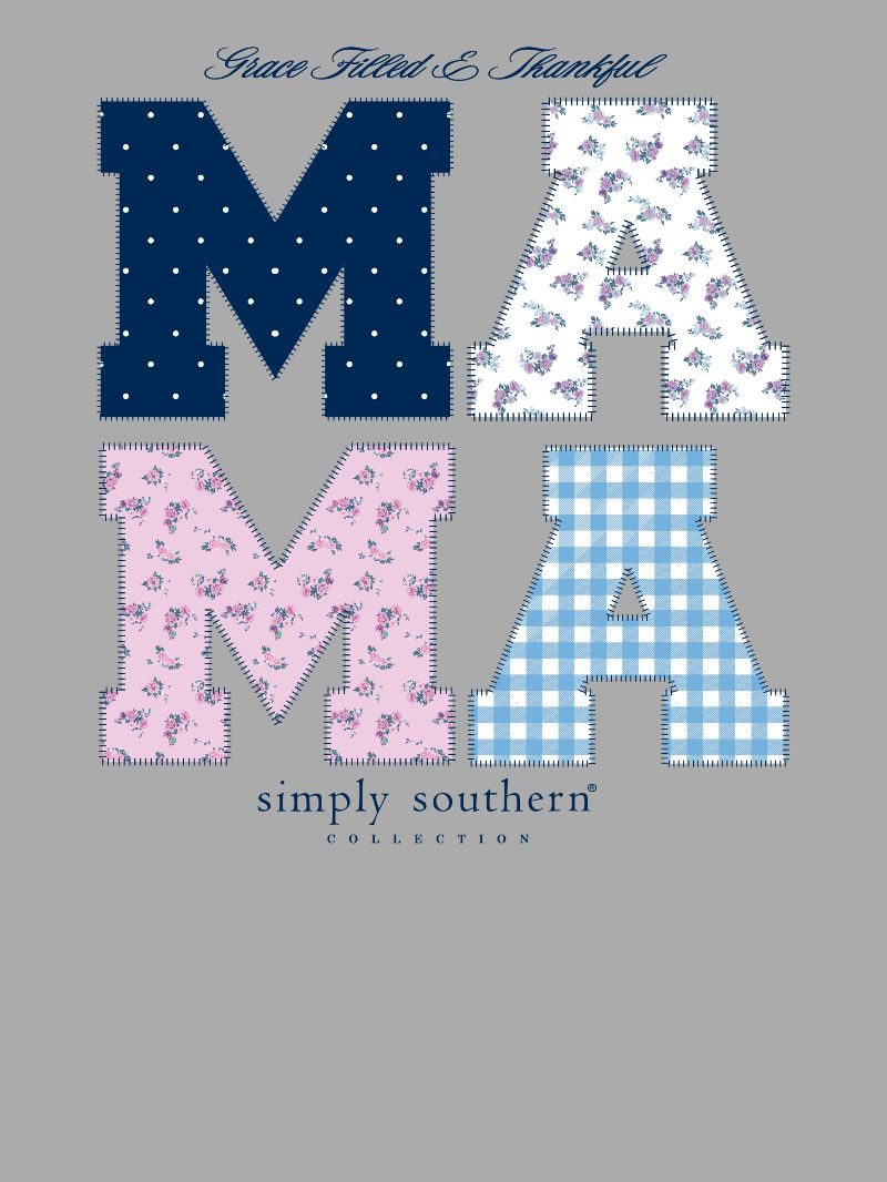 Simply Southern Thankful Mama Lunar T-Shirt