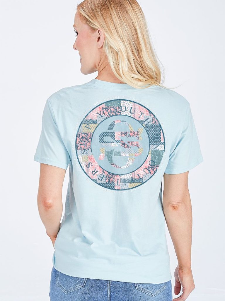 Simply Southern Quilted Logo Patchwork T-Shirt