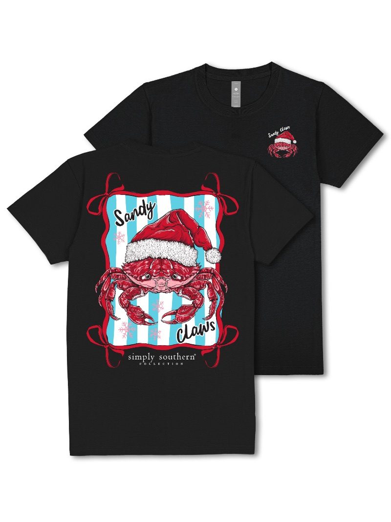 Simply Southern Sandy Claws Holiday T-Shirt