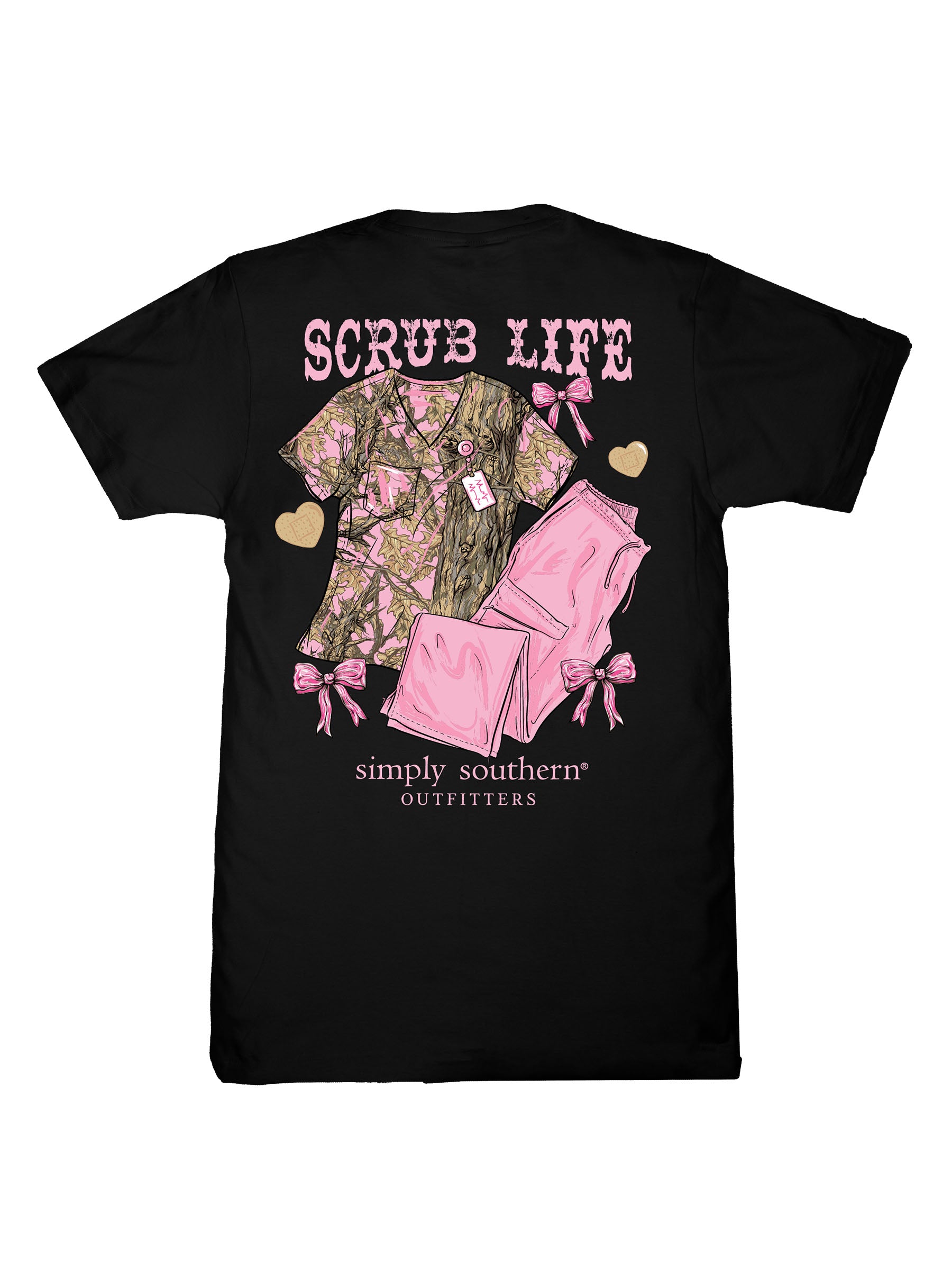 Simply Southern Camo Scrub Life T-Shirt