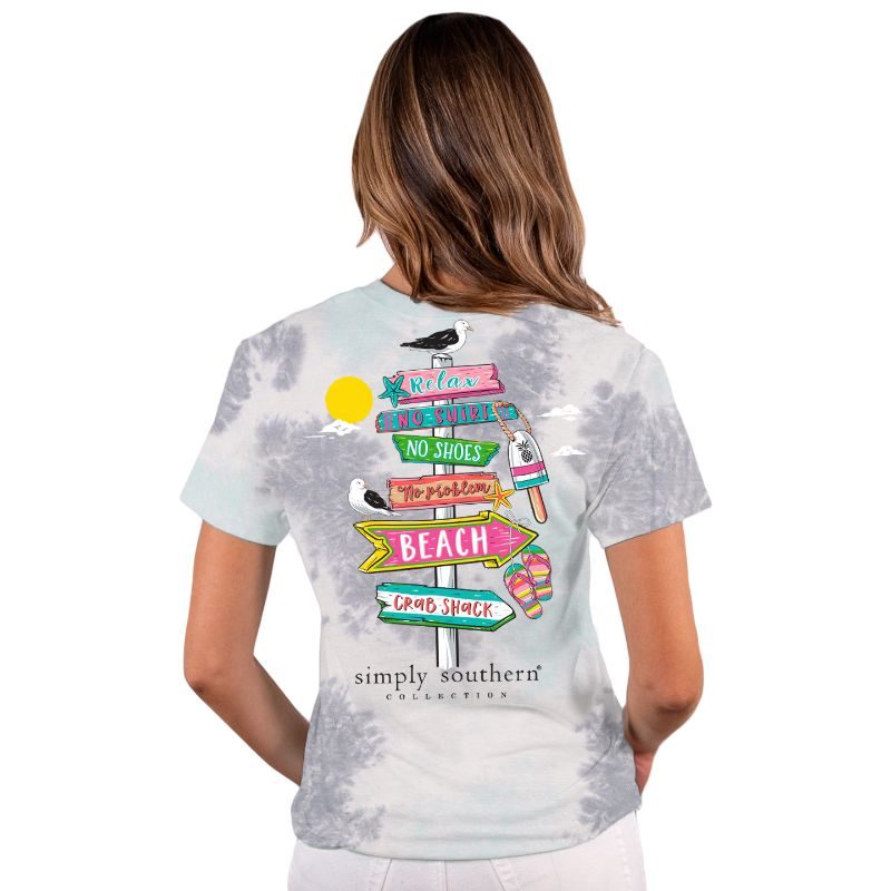 Simply Southern Beach Signs Tie Dye T-Shirt