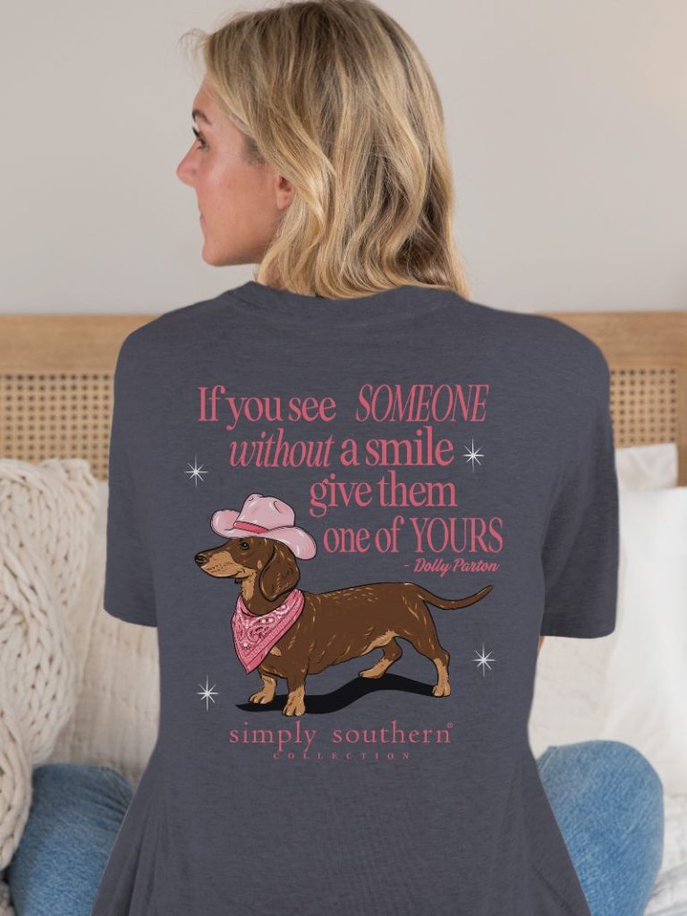 Simply Southern Smile Cowboy Dog T-Shirt